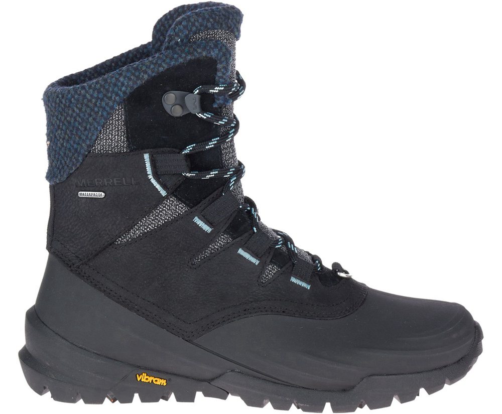 Merrell Støvler Dame - Thermo Aurora 2 Mid Shell Waterproof - Sort - BXV832695
